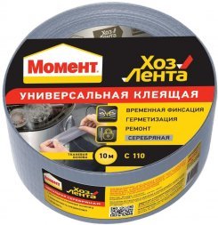 Хоз. лента Момент (серебристая) 50 м Хенкель 18473