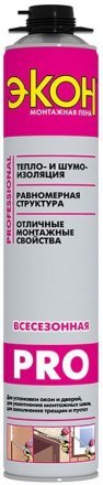 Пена монтажная ЭКОН ПРОФИ Всесезонная 700 мл Хенкель 18528