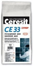 Затирка №04 Super СЕ 33 серебристо-серая 2 кг CERESIT 48589