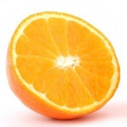 Декор Фрукты оранж.02 апельсин-дольки 20х20/1х25  14-00-35-140-2
