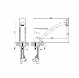 Смеситель для кухни IDDIS Sena SENSB00i05  19787