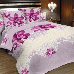 Комплект постельного белья, Бязь Letto, 2,0-сп, B168, наволочка 70х70 (2шт)