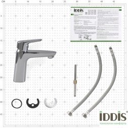 Смеситель для умывальника IDDIS Zodiac ZODSB00i01  24640