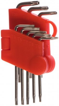 Ключи звездочки CrV 8 шт. Т5-Т20 64001