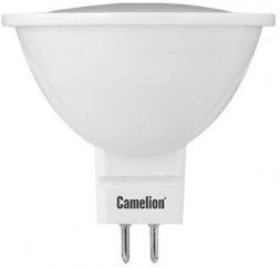 Лампа св/д Camelion MR16 GU5.3 220V 3W 4500K матовая 50х50 стекло 420350