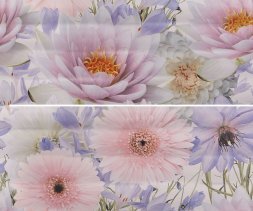 Панно Aquarelle lilac лиловое 01 50х60