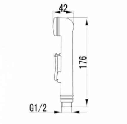 Лейка Lemark для биде (1251) LM8075C