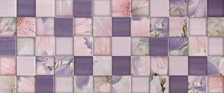 Плитка настенная Aquarelle lilac лиловая 03 25х60 (1,2м2/8шт)