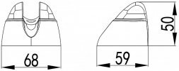 Кронштейн настенный для лейки LM8099C Lemark