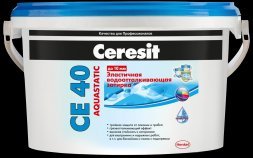 Затирка №41 Aquastatic CE 40 натура 2кг (ведро) CERESIT 21201