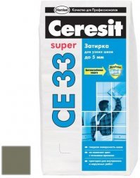 Затирка №73 Super СЕ 33 оливковая 2кг CERESIT