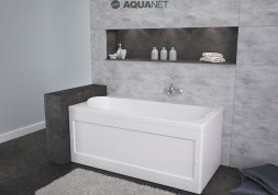 Ванна акриловая AQUANET WEST 120х 70 каркас сварной без экрана (205558)