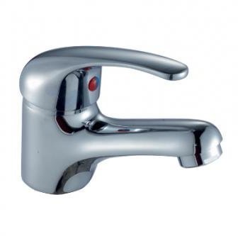 Смеситель для умывальника Rossinka A35-11 одноручный (35мм) монолит., хром