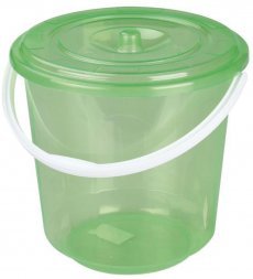 Ведро 10л с крышкой Хозяюшка М1213