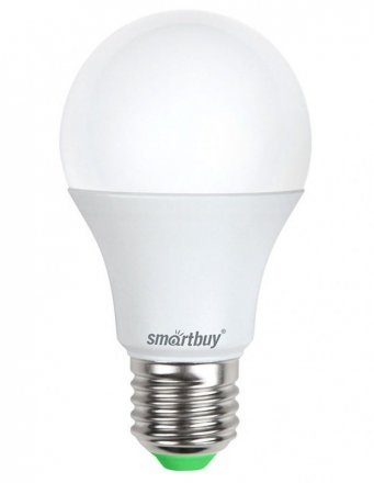 Лампа св/д ЛОН A60 Е27 15W(1200lm) 4000 К, 119х60 хол. свет Smartbuy 553051