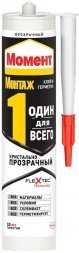 Клей-Герметик  Момент Монтаж Один для всего кристально прозрачный 290 г Хенкель 49427