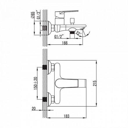 Смеситель для умывальника IDDIS Edifice EDISB00i02WA