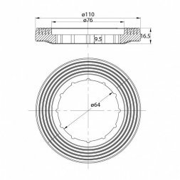 Клапан впускной IDDIS, б/п, F012400-0006 01481