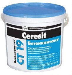 Грунтовка бетоноконтакт СТ 19 5 кг CERESIT 23681