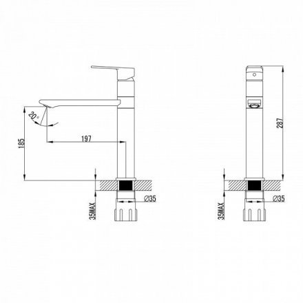 Смеситель для кухни IDDIS Edifice, черный ED1BBSG05